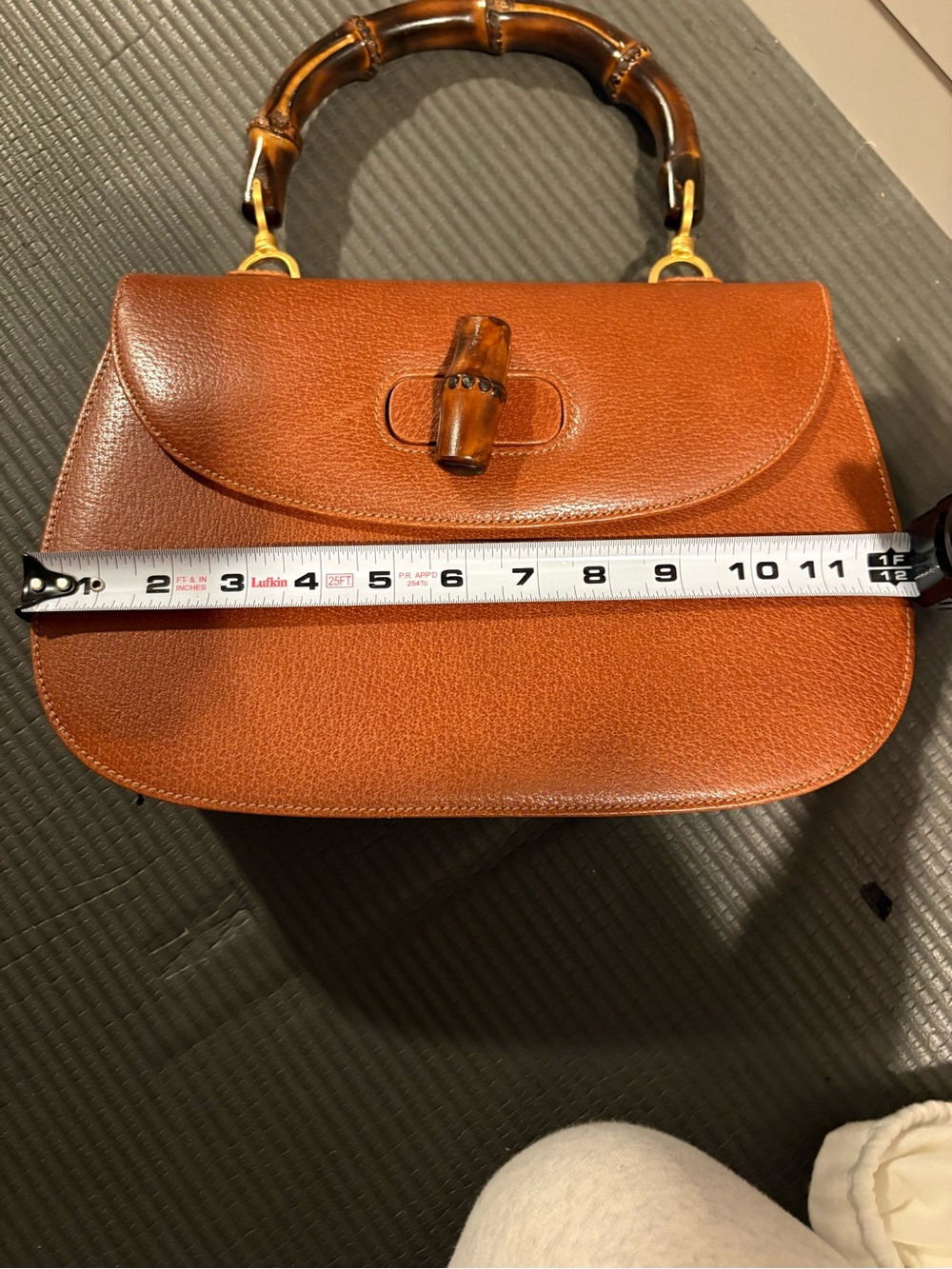 Gucci White Top-Handle Bag with Bamboo Handles - Picture 10 of 10
